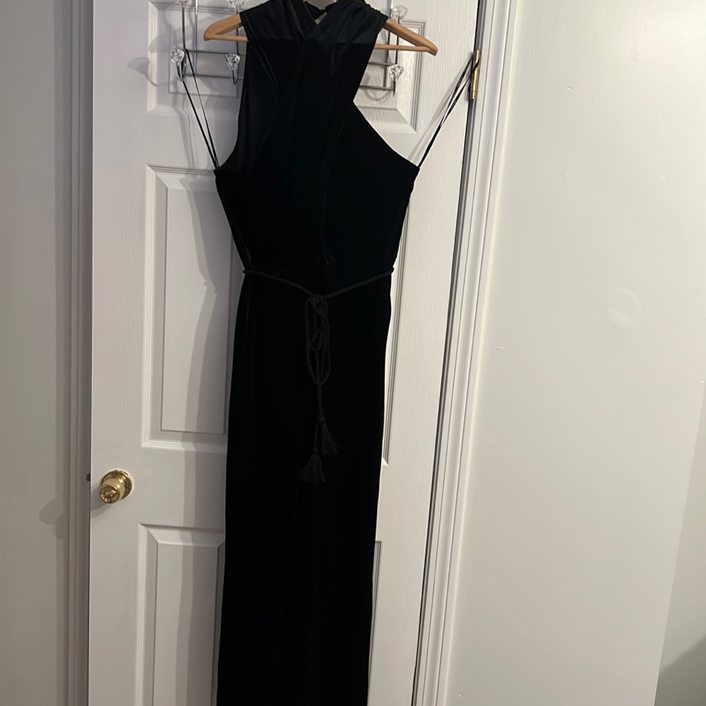 Forever 21 Velour Wide leg jumpsuit
